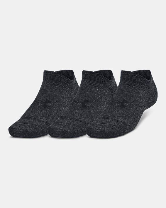 Unisex sokken UA Essential No Show – 3 paar, Black, pdpMainDesktop image number 0